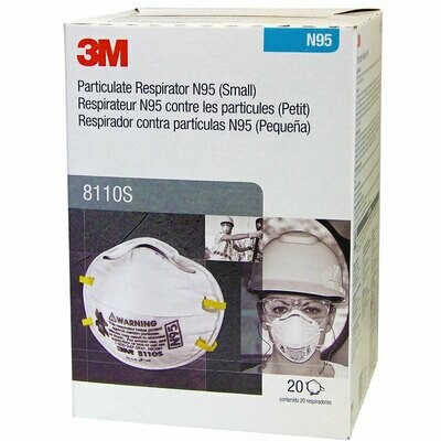 3M 8110s N95 Face Masks (20-pack)