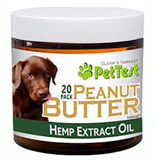 Pet Test CBD 100mg Peanut Butter Treats