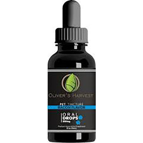 Oliver's Harvest CBD 250mg Bacon Flavored Drops for Pets