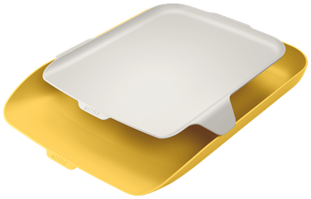 BANDEJA C/ORGANIZADOR COSY AMARILLO LEITZ 52590019