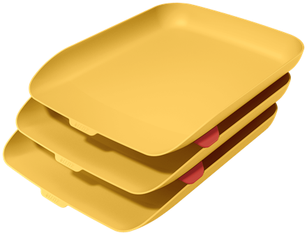 SET3 BANDEJA COSY, AMARILLO LEITZ 53582019