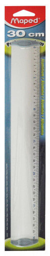 REGLA DE ALUMINIO ANODIZADO LONGITUD 30 CM. MAPED 120030
