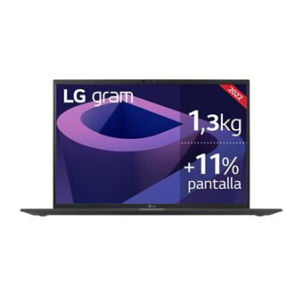 LG PORTATIL GRAM (17Z90Q-E.AA75B) 17’’ IPS LCD, CI7-1260P, 16GB RAM, 512GB SSD, RTX 2050 4GB GDDR6, 90 WH, W11