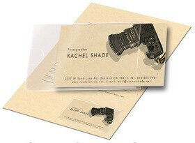 PACK DE 10 FUNDAS ADHESIVAS PARA TARJETAS DE VISITA- APERTURA LATERAL - 60 X 95 MM 3L 10106