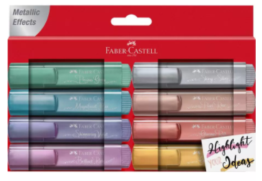 PACK 8 MARCADORES TEXTLINER 1546 FABER CASTELL 154689