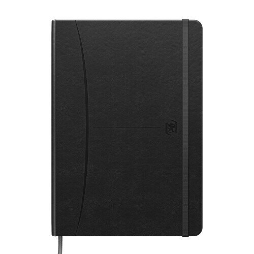 CUADERNO SIGNATURE A5 TAPA EXTRADURA 80H RAYADO HORIZONTAL COLOR NEGRO OXFORD 400154943