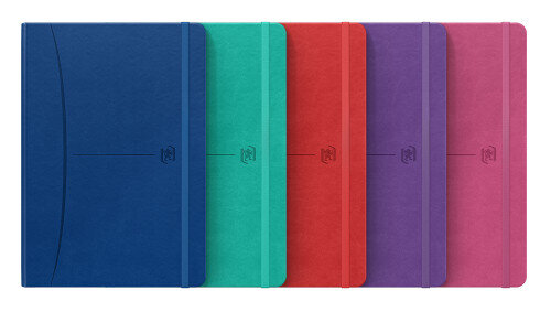 CUADERNO SIGNATURE A5 TAPA EXTRADURA 80H RAYADO HORIZONTAL COLORES SURTIDOS VIVOS OXFORD 400163613