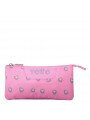 ESTUCHE TRIPLE ROSA CORAZONES PLATEADOS AC52ECO012-2120Z-7IU TOTTO