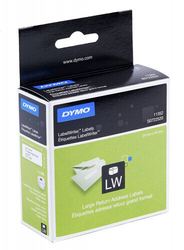 ROLLO ETIQUETAS LABELWRITER 25X54MM BLANCO DYMO S0722520