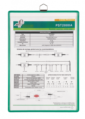 PACK DE 5 FUNDAS A4 COLGANTES CON ANILLA COLOR SURTIDO TARIFOLD 154509