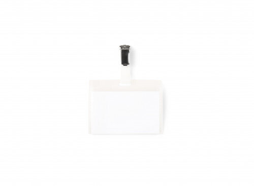 KIT DE 50 IDENTIFICADORES CON PINZA EN PP 95X75MM INCLUYE TARJETAS TARIFOLD 11203