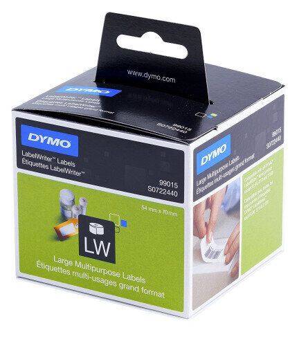 ROLLO ETIQUETAS LABELWRITER 70X54MM BLANCO DYMO S0722440