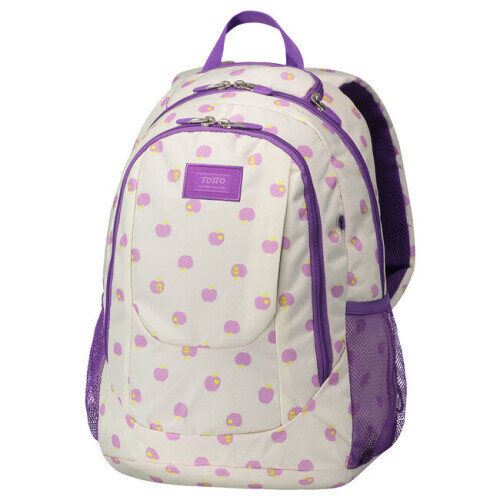 MOCHILA PARA ESO Y BACHILLERATO - BLANCA/MORADA TOTTO MA04SUP002-1910G-6SN