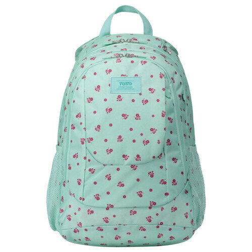 MOCHILA PARA ESO Y BACHILLERATO - FLORES VERDES TOTTO MA04SUP002-1910G-0DI