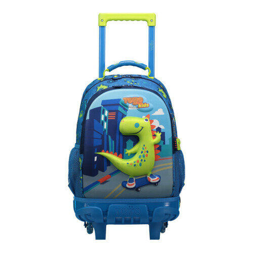 Totto Little Dino mochila Mochila escolar Azul, Verde