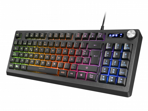 Mars Gaming MKREVO teclado USB Español Negro