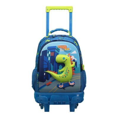 Totto Little Dino mochila Mochila escolar Azul, Verde