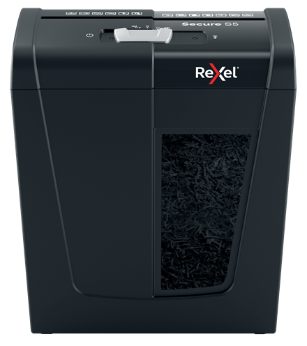 Rexel Secure S5 triturador de papel Corte en tiras 70 dB Negro