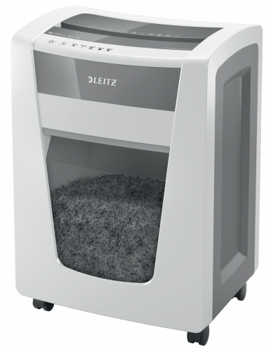 DESTRUCTORA LEITZ IQ OFFICE PRO P4, BLANCO/PLATA LEITZ 80060000