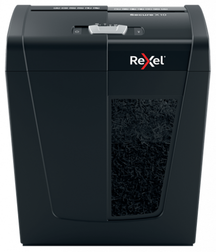 Rexel Secure X10 triturador de papel Corte cruzado 70 dB Negro