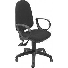 SILLA OPERATIVA TÁMESIS NEGRA REPOSABRAZOS FIJOS UNISIT TMSY/BRJ/EN