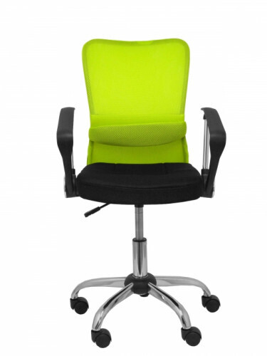 SILLA INFANTIL CARDENETE RESPALDO MALLA VERDE ASIENTO NEGRO PIQUERAS Y CRESPO 238GVNE