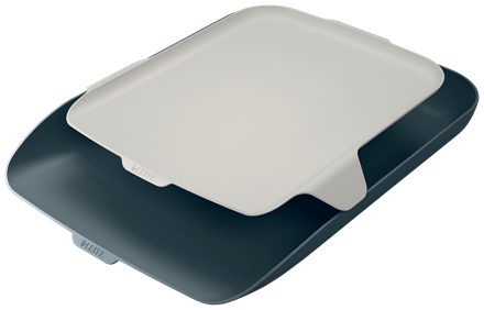 BANDEJA C/ORGANIZADOR COSY GRIS LEITZ 52590089