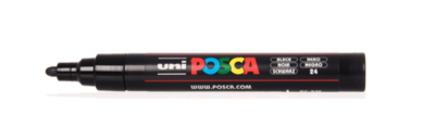 MARCADOR PC-5M POSCA 1.8-2.5MM NEGRO UNI-BALL 152777000