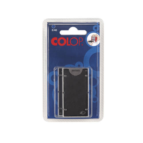 BLISTER 2 ALMOHADILLAS E/20 AZUL COLOP 107161