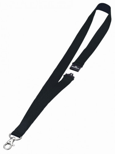 CAJA DE 10 CINTAS PARA IDENTIFICADOR EN TEXTIL ANCHO 20MM COLOR NEGRO DURABLE 8137-01