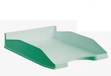 BANDEJA ECOGREEN 100% RECICLADO Y RECICLABLE APILABLE VERDE PASTEL 345X255X60 MM ARCHIVO 2000 742 VE PS