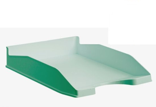 BANDEJA ECOGREEN 100% RECICLADO Y RECICLABLE APILABLE VERDE PASTEL 345X255X60 MM ARCHIVO 2000 742 VE PS