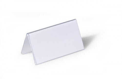 CAJA DE 25 PORTANOMBRES RIGIDOS PVC 104X100MM DURABLE 8051-19
