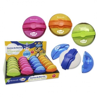 Bismark BORRAR IRIS EGG 4 COLORES KIDS 325121 goma