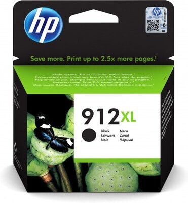 HP 912 CARTUCHO DE TINTA HP912 NEGRO (3YL84AE)