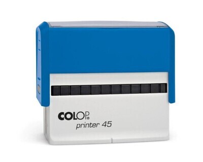 SELLO DE ENTINTAJE 25X82MM PRINTER 45 AZUL COLOP 102771