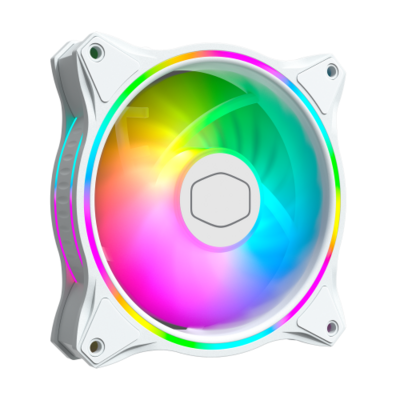 Cooler Master MasterFan MF120 Halo 3in1 White Edition Carcasa del ordenador Ventilador 12 cm Blanco 3 pieza(s)