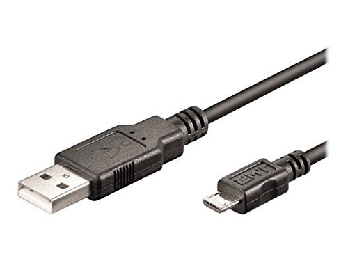 Ewent EW-UAB-010-MC cable USB 1 m USB 2.0 Micro-USB A USB A Negro