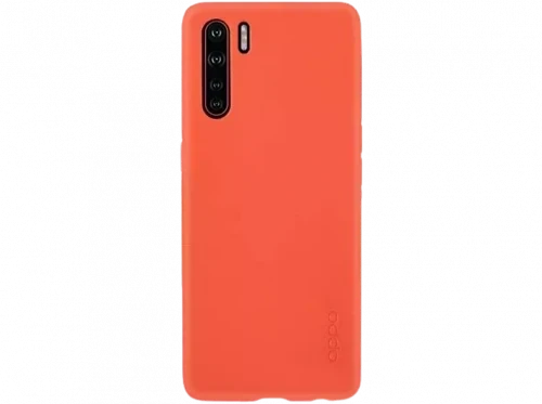 OPPO LIQUID SILICON CASE A91 ROJO