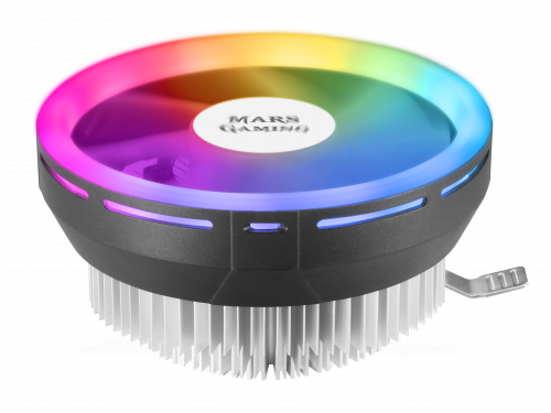 MARS GAMING MCPU120 CPU COOLER, RGB CHROMA, 12CM PWM FAN, LOW PROFILE, 120W