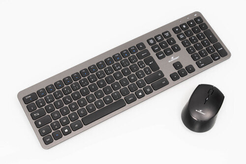 BLUESTORK WIRELESS PACK EASY SLIM - MOUSE & CISOR KEYBOARD - GREY - SP