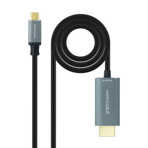 Nanocable Cable Conversor USB-C a HDMI 2.1 8K@60HZ 1.8m, Negro