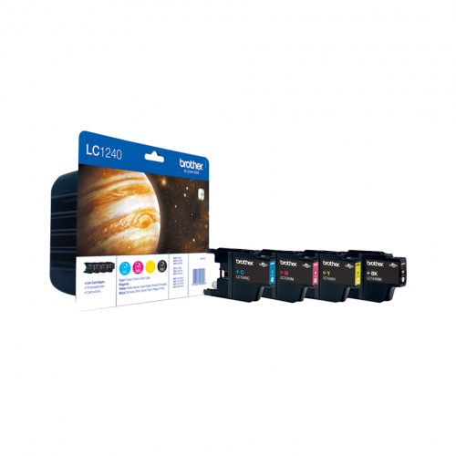 BROTHER CARTUCHO PACK 4 COLORES  LC-1240CBP