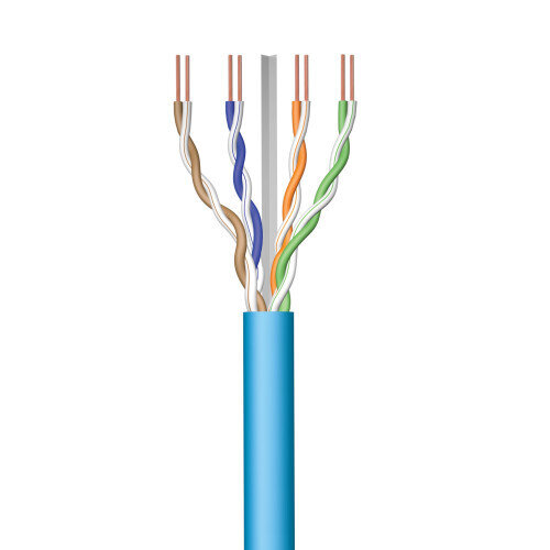 Ewent IM1223 cable de red Azul 100 m Cat6a U/UTP (UTP)