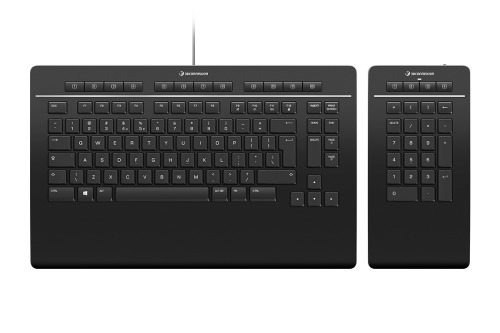 3Dconnexion Keyboard Pro with Numpad teclado USB Negro