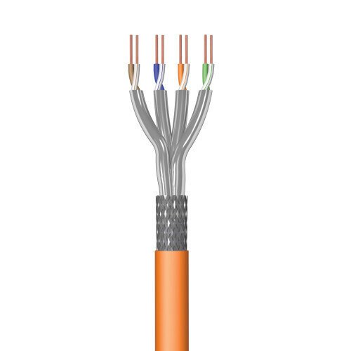 Ewent IM1227 cable de red Naranja 100 m Cat7 S/FTP (S-STP)