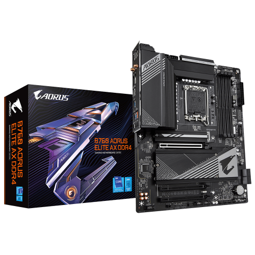 Gigabyte B760 AORUS ELITE AX DDR4 (rev. 1.0) Intel B760 Express LGA 1700 ATX