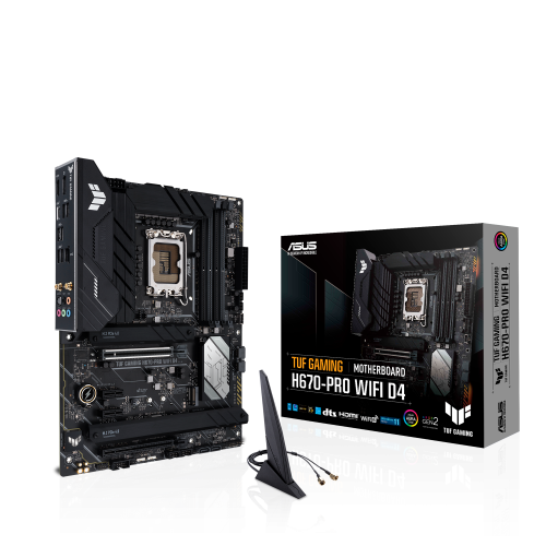 ASUS TUF GAMING H670-PRO WIFI D4 Intel H670 LGA 1700 ATX
