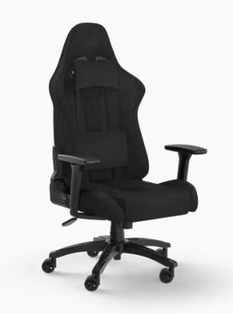 SILLA CORSAIR GAMING TC100 RELAXED Leatherette FABRIC NEGRA CF-9010051-WW