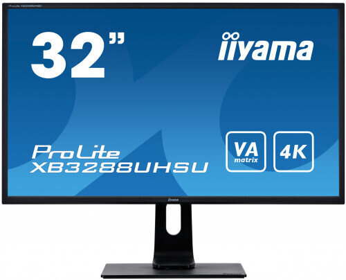 iiyama ProLite XB3288UHSU-B1 LED display 80 cm (31.5") 3840 x 2160 Pixeles 4K Ultra HD Negro